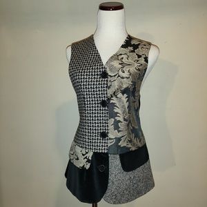 Patch work vest